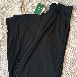 HALARA Women's Elegant Black Wide Leg Pants Tall